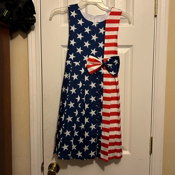 Vestito Bambina Senza Maniche - Color Block Con Fiocco | Per Scuola, Festa E Tutti I Giorni - Foto 5